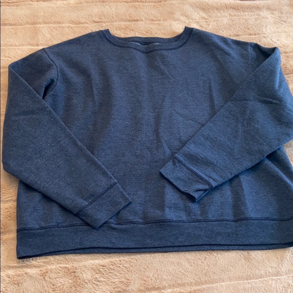 Blue sweatshirt